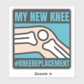 私の新しい膝の膝置換 シール (シート)