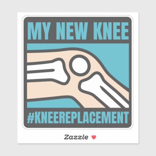 私の新しい膝の膝置換 シール (シート)