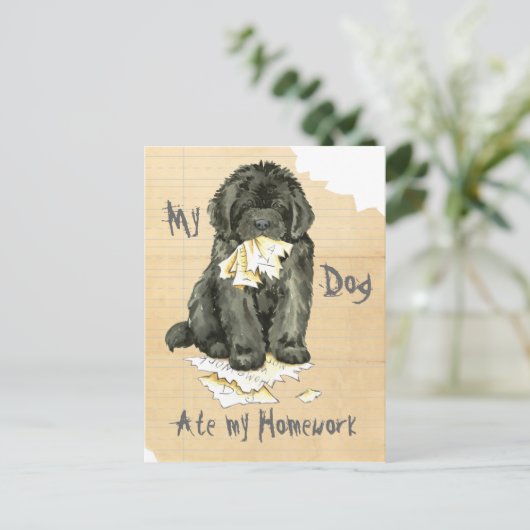 私の新しい食べ家地の宿題 ポストカード (スタンド正面)