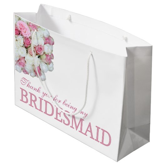 私の新婦付添人があることをありがとう ラージペーパーバッグ (裏面アングル)