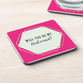 私の新婦付添人ですか。 コースターセット コースター (左側)