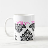 私の新婦付添人ですか。 コーヒーマグカップ (左)