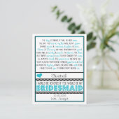 私の新婦付添人ですか。 ターコイズか黒い詩V2 招待状 (スタンド正面)