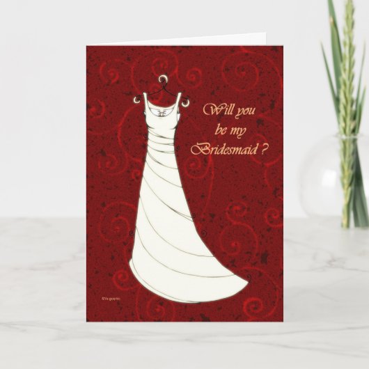 私の新婦付添人ですか。 招待状 (正面)