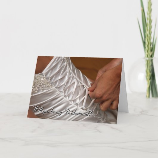 私の新婦付添人ですか。 招待状 (正面)