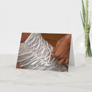 私の新婦付添人ですか。 招待状