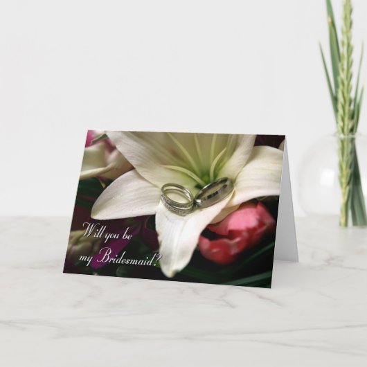 私の新婦付添人ですか。 招待状 (正面)