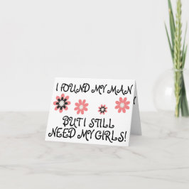 私の新婦付添人ですか。 (花) 招待状