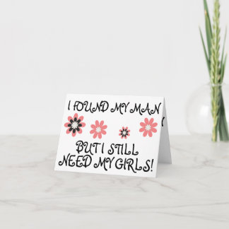 私の新婦付添人ですか。 (花) 招待状