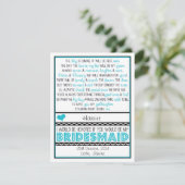 私の新婦付添人ですか。 青か黒い教女 招待状 (スタンド正面)