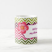 私の新婦付添人のマグです コーヒーマグカップ (中央)