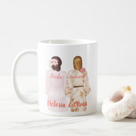 私の新婦付添人のマグです コーヒーマグカップ