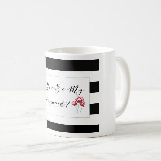 私の新婦付添人の提案です コーヒーマグカップ (正面右)