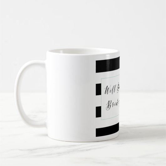 私の新婦付添人の提案です コーヒーマグカップ (左)