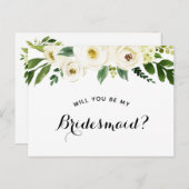 私の新婦付添人の提案です 案内ポストカード (正面/裏面)