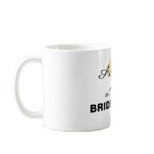 私の新婦付添人の金ゴールドのハートのマグです