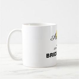 私の新婦付添人の金ゴールドのハートのマグです コーヒーマグカップ