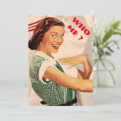 私の新婦付添人またはメイド・オブ・オーナー（花嫁付き添い人）です 招待状 (スタンド正面)