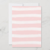 私の新婦付添人カードピンクおよび金ゴールドです 招待状 (裏面)