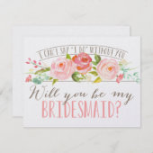 私の新婦付添人|の新婦付添人です 招待状 (正面/裏面)