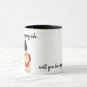 私の新婦付添人-インドの女の子です マグカップ (中央)