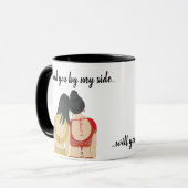 私の新婦付添人-インドの女の子です マグカップ (正面左)