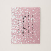 私の新婦付添人MOHのパズル-光っているPです ジグソーパズル (縦)