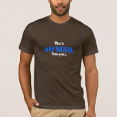 私の方があなたよりずっと大きい。 Tシャツ (正面)
