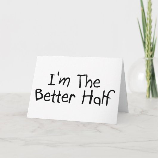 私の方が良い カード (正面)