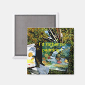 私の方が良絵画い マグネット (正面/裏面)