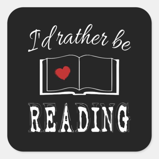 私の方が良読い スクエアシール (正面)