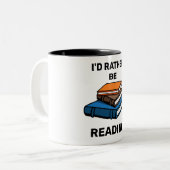 私の方が良読い ツートーンマグカップ (正面左)