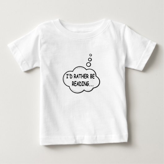 私の方が良読い ベビーTシャツ (正面)