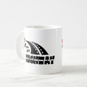 私の方法かハイウェー、ハイウェーとの2、 コーヒーマグカップ (正面左)