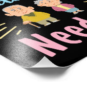 私の方法のうち、高齢者は私の介護者が必要 フォトプリント            (角)