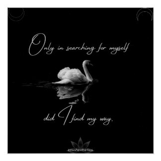 私の方法の光沢のあるポスターを見つける ポスター