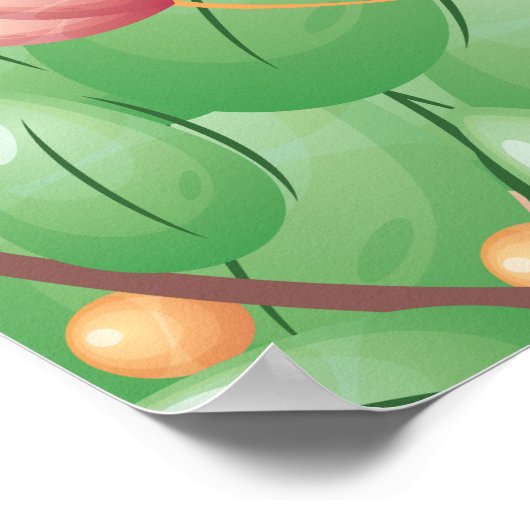 私の旅はここから始まる ネーム キッズ ルーム ポスター (角)