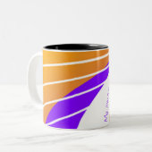 私の旅は素晴らしい！マグ ツートーンマグカップ (正面左)