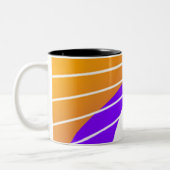 私の旅は素晴らしい！マグ ツートーンマグカップ (左)