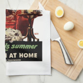 私の旅行？ キッチンタオル (四つ折り)