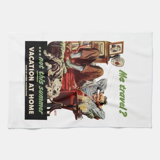 私の旅行? キッチンタオル (横)