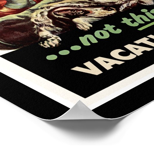 私の旅行？ ポスター (角)