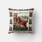 私の旅行？今年の夏 クッション (裏面)