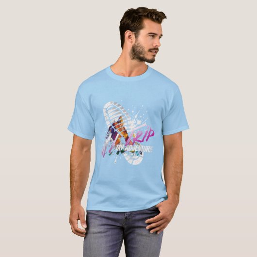 私の旅 - 私の冒険 Tシャツ (正面フル)