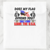 私の旗はあなたを怒らせるか? スクエアシール (バッグ)