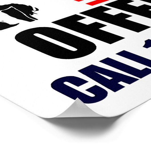 私の旗はあなたを怒らせるか? ポスター (角)