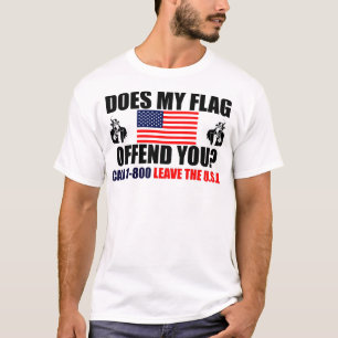 私の旗はおこらせますか。 Tシャツ