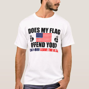私の旗はおこらせますか。 Tシャツ