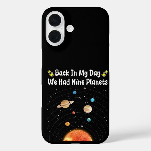 私の日の私たちは9つの惑星プルト天文学を持っていた Case-Mate iPhoneケース (裏面)