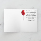 私の日を作った – ありがとう カード (内部)